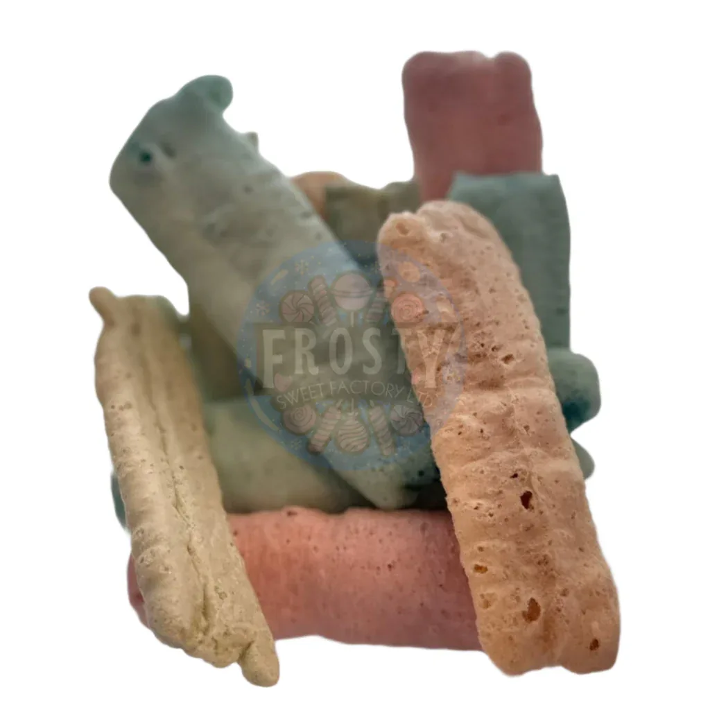 Freeze Dried Chew Bars Sherbet Shock Sour Fizz Sour Logs Halal Vegetarian Vegan Mixed Sour Sweets Candy - Image 5