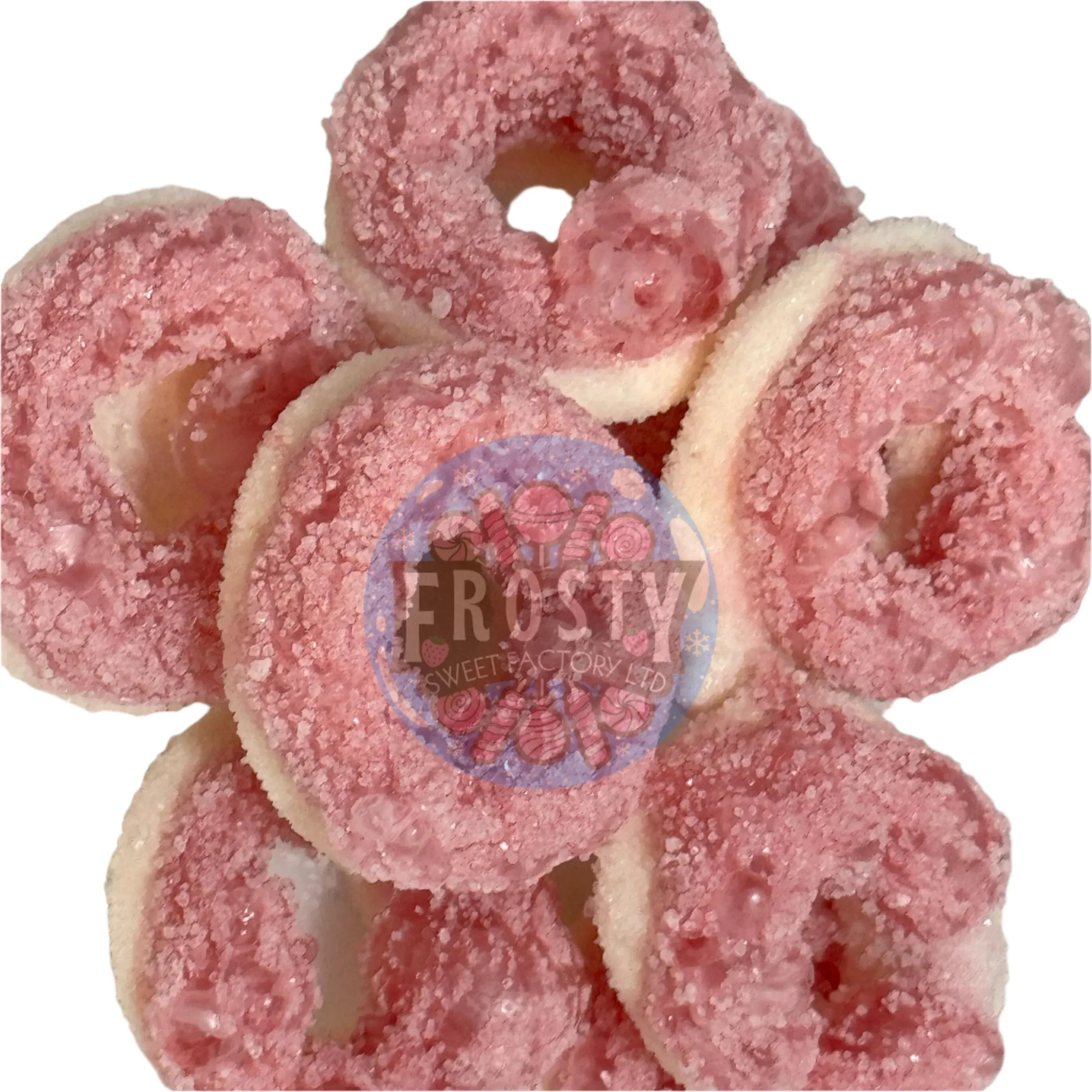 Freeze Dried Sweets Donut Rings Halal Candy Snacks Watermelon - Image 4