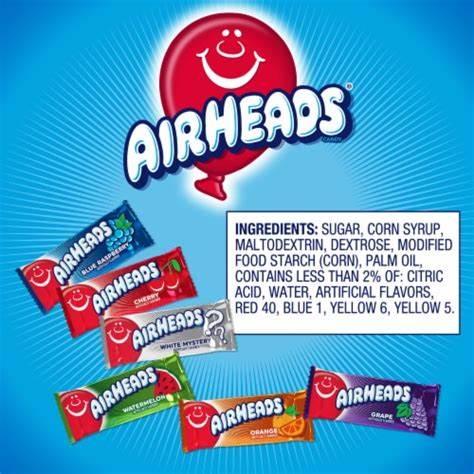 Pick N Mix Airheads Mini USA Candy Chew Bars - Image 16