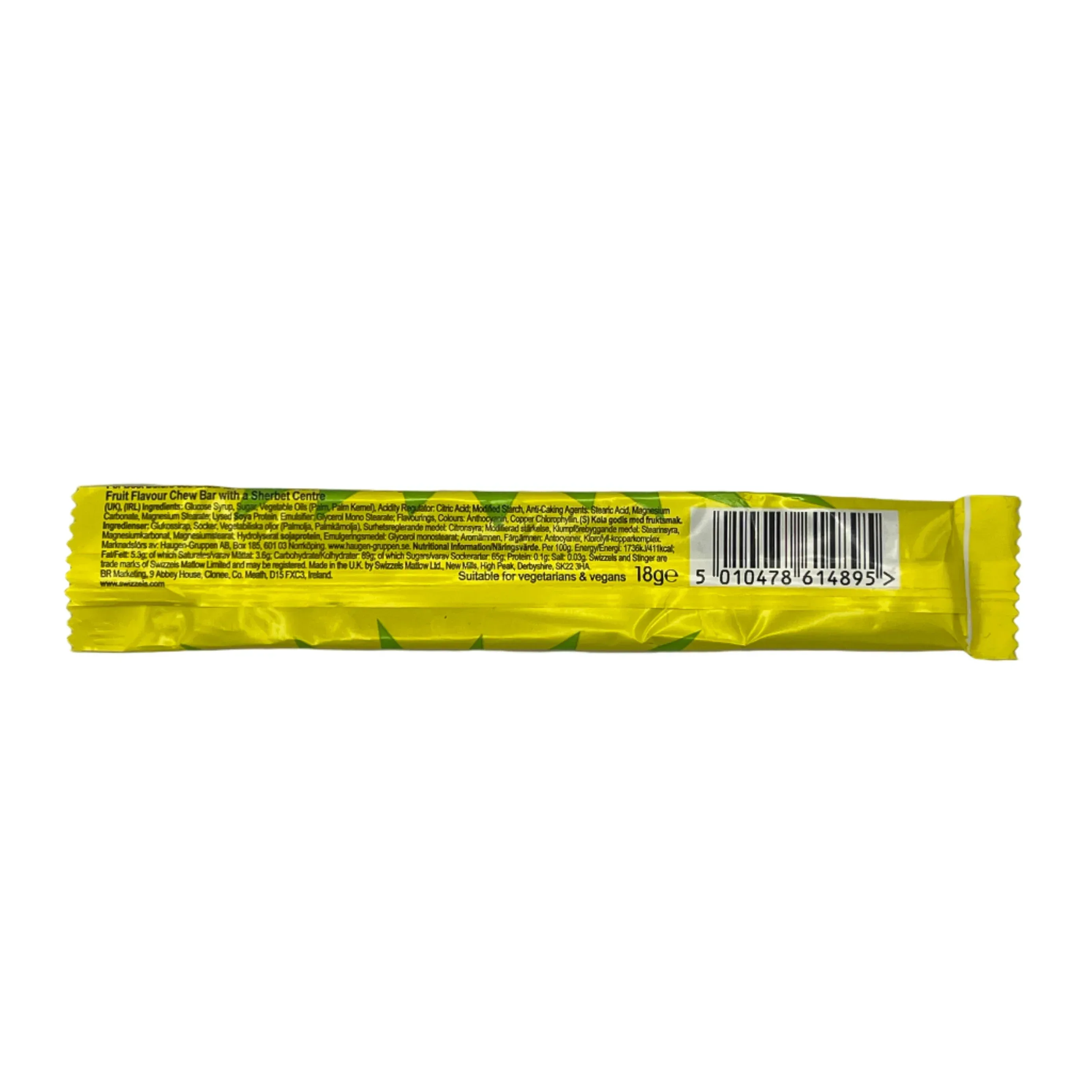 CLEARANCE: Swizzels Stinger Chew Bar 18g Sour Candy Chew Bars Sweets Vegan, Halal, Vegetarian - Image 3
